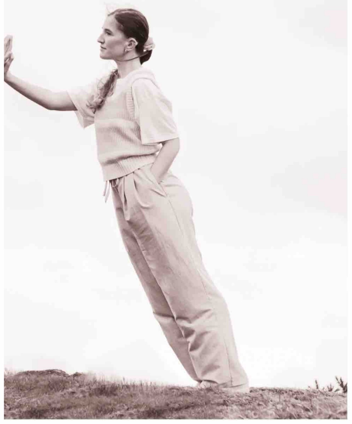 Clare Adam dancing