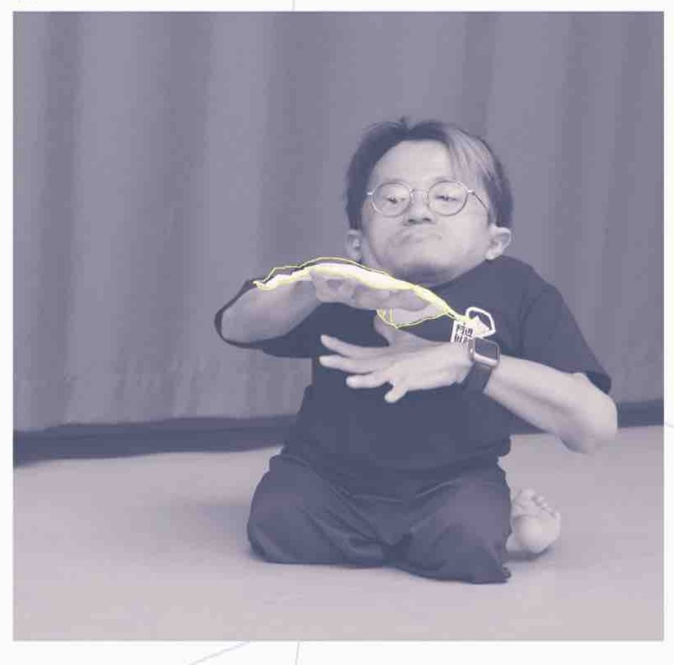 A seated movement exercise
