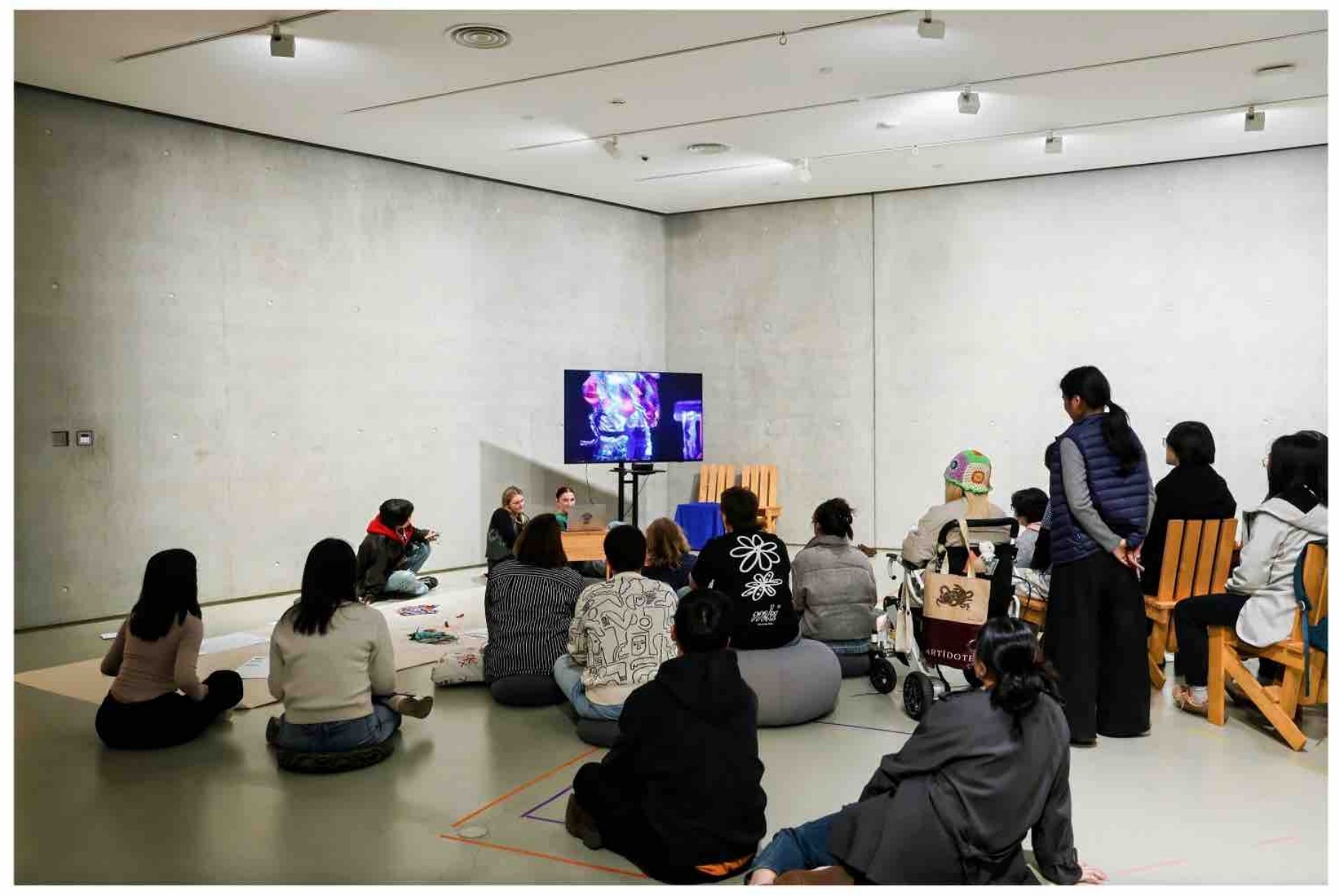 Audience at the Open Studio